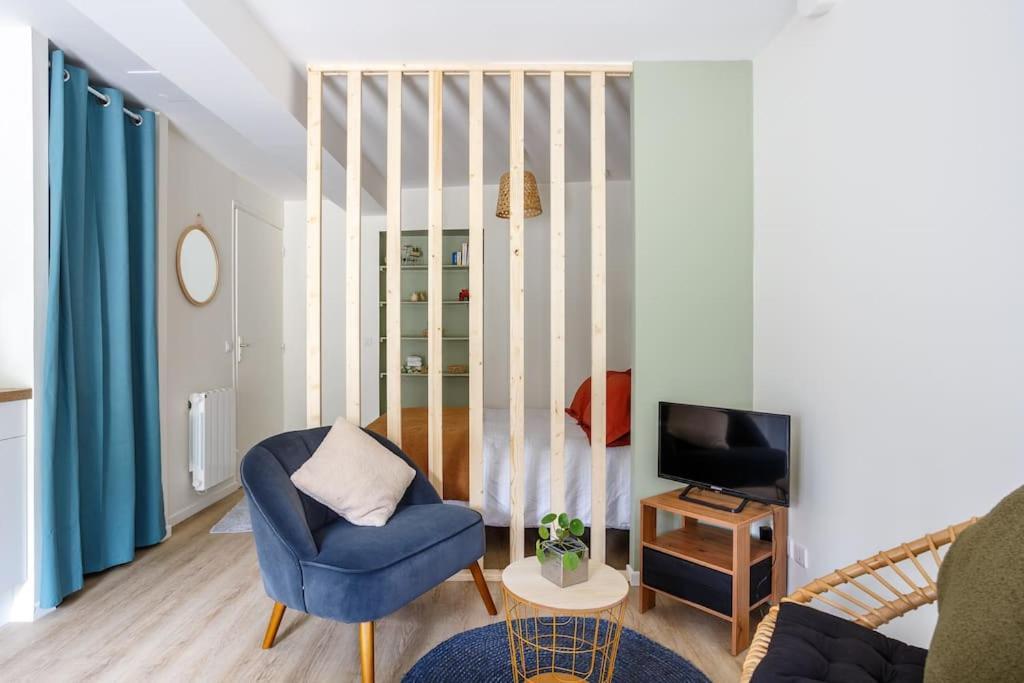 Studio Cosy Neuf - Fibre - Parking Gratuit - Proche Ecoles Et Entreprises Orsay Exterior foto
